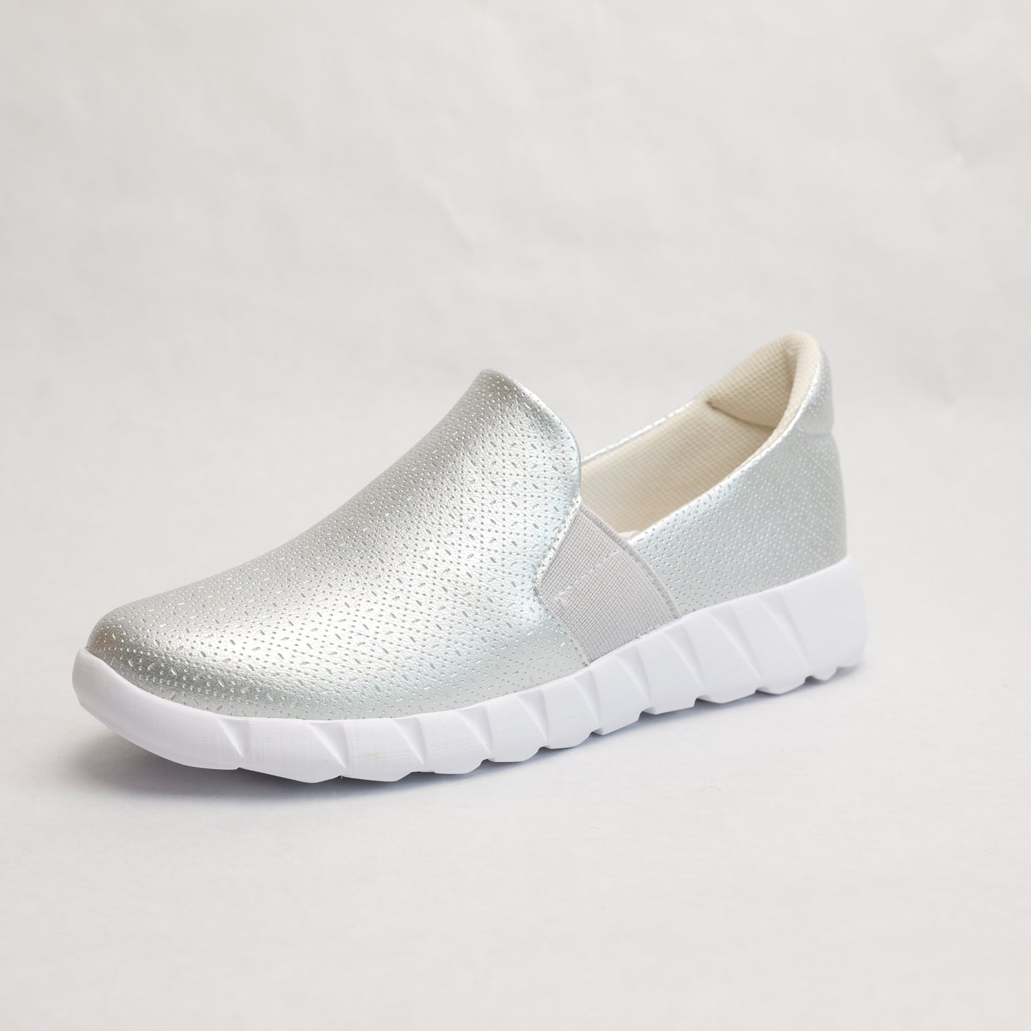 Piccadilly Silver Synthetic Stretch Soft